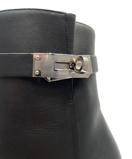 HERMES（エルメス）HERMES (エルメス) サンジェルマンブーツ ブラック サイズ:37の古着・服飾アイテム