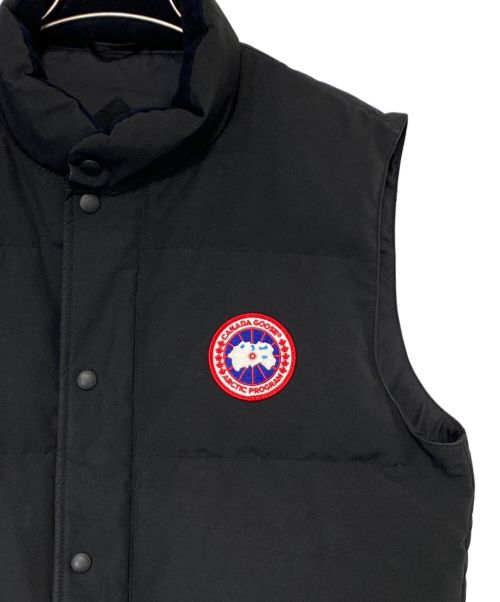 CANADA GOOSE（カナダグース）CANADA GOOSE (カナダグース) Freestyle Crew Vest ブラック サイズ:Mの古着・服飾アイテム