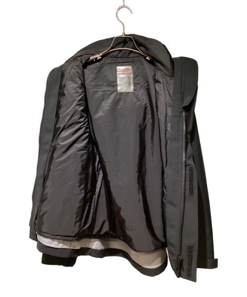 PRADA（プラダ）PRADA (プラダ) Nylon layered jacket（ナイロンレイヤードジャケット） ブラック サイズ:50の古着・服飾アイテム