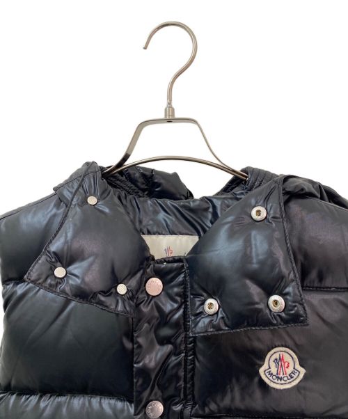 MONCLER（モンクレール）MONCLER (モンクレール) BALENCIAGA (バレンシアガ) フードジップダウンベスト ブラック サイズ:34の古着・服飾アイテム