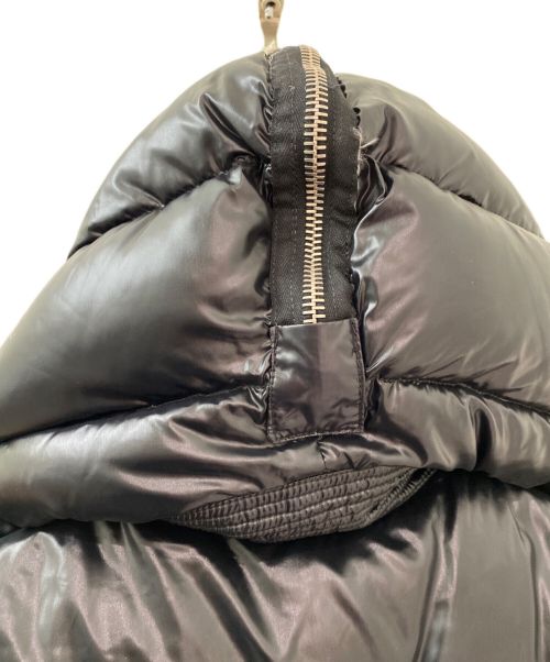 MONCLER（モンクレール）MONCLER (モンクレール) BALENCIAGA (バレンシアガ) フードジップダウンベスト ブラック サイズ:34の古着・服飾アイテム