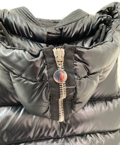 MONCLER（モンクレール）MONCLER (モンクレール) BALENCIAGA (バレンシアガ) フードジップダウンベスト ブラック サイズ:34の古着・服飾アイテム