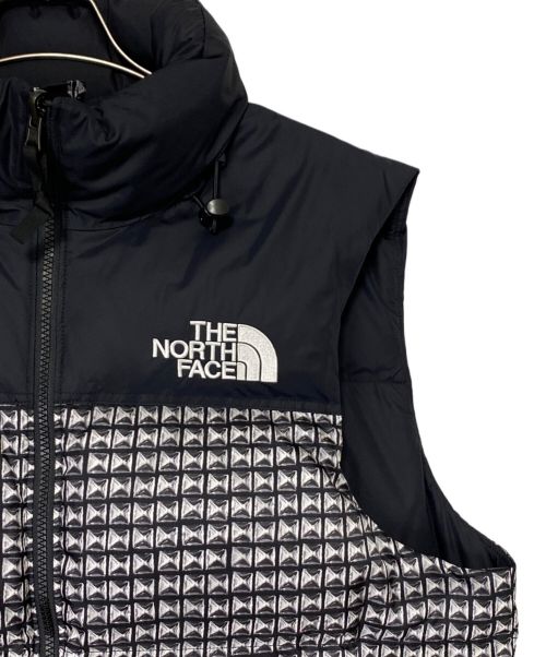 SUPREME（シュプリーム）SUPREME (シュプリーム) THE NORTH FACE (ザ ノース フェイス) Studded Nuptse Vest ブラック サイズ:Mの古着・服飾アイテム