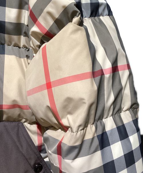 BURBERRY（バーバリー）BURBERRY (バーバリー) Nova Check Down Jacket（ノヴァチェックダウンジャケット） ベージュ サイズ:XXSの古着・服飾アイテム