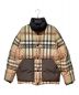BURBERRY（バーバリー）の古着「Nova Check Down Jacket（ノヴァチェックダウンジャケット）」｜ベージュ