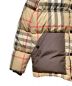 中古・古着 BURBERRY (バーバリー) Nova Check Down Jacket（ノヴァチェックダウンジャケット） ベージュ サイズ:XXS：130000円