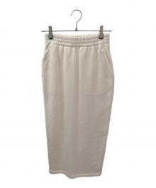 PRADA（プラダ）の古着「スウェットスカート」｜アイボリー