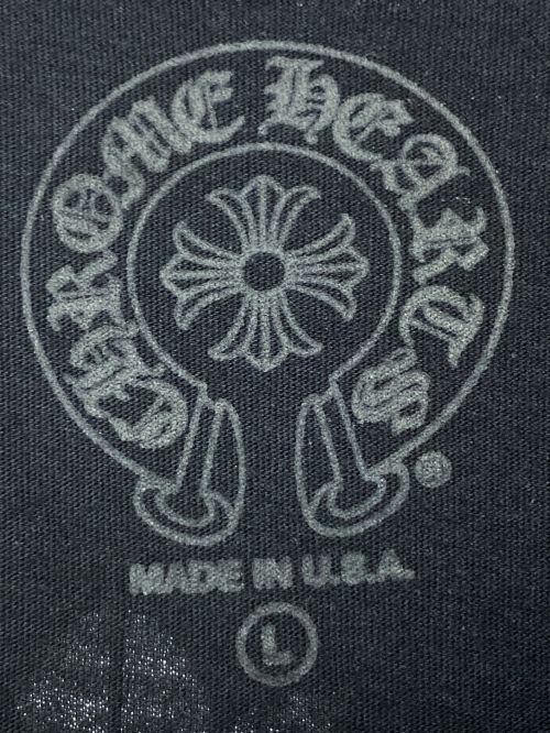 CHROME HEARTS（クロムハーツ）CHROME HEARTS (クロムハーツ) マルチセメタリークロスロングTシャツ ブラック サイズ:Lの古着・服飾アイテム