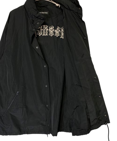 BALENCIAGA（バレンシアガ）BALENCIAGA (バレンシアガ) コーチジャケット ブラック サイズ:44の古着・服飾アイテム