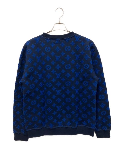 LOUIS VUITTON（ルイ ヴィトン）LOUIS VUITTON (ルイ ヴィトン) 19AW フルモノグラムジャカードスウェット ネイビー サイズ:Mの古着・服飾アイテム