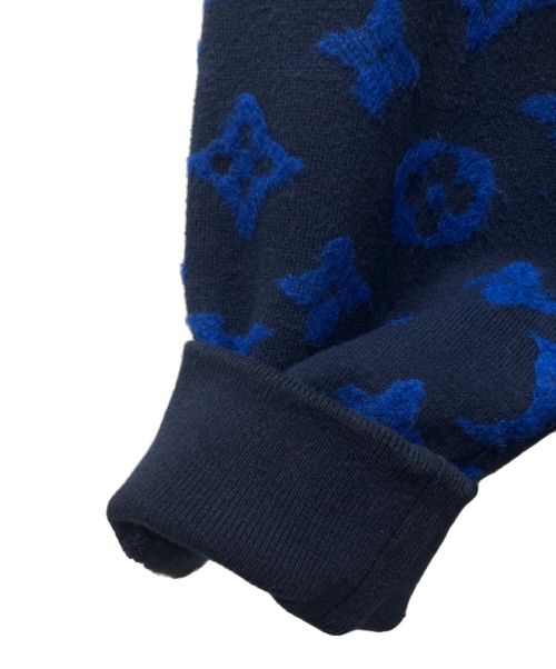 LOUIS VUITTON（ルイ ヴィトン）LOUIS VUITTON (ルイ ヴィトン) 19AW フルモノグラムジャカードスウェット ネイビー サイズ:Mの古着・服飾アイテム