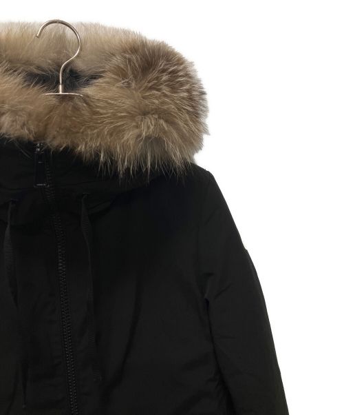 MONCLER（モンクレール）MONCLER (モンクレール) BARTRAMIFUR/ダウンコート ブラック サイズ:1の古着・服飾アイテム