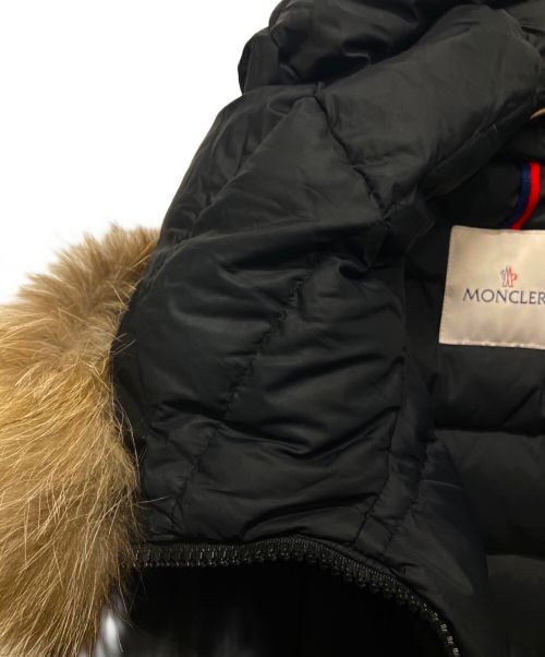 MONCLER（モンクレール）MONCLER (モンクレール) BARTRAMIFUR/ダウンコート ブラック サイズ:1の古着・服飾アイテム