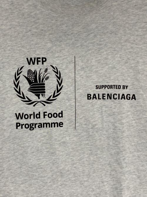 BALENCIAGA（バレンシアガ）BALENCIAGA (バレンシアガ) WFPTシャツ グレー サイズ:Lの古着・服飾アイテム