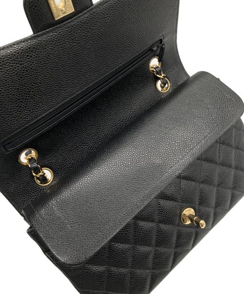 CHANEL（シャネル）CHANEL (シャネル) マトラッセ 25 / Wフラップチェーンショルダーバッグ ブラック サイズ:25の古着・服飾アイテム