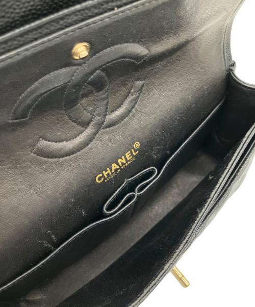 CHANEL（シャネル）CHANEL (シャネル) マトラッセ 25 / Wフラップチェーンショルダーバッグ ブラック サイズ:25の古着・服飾アイテム