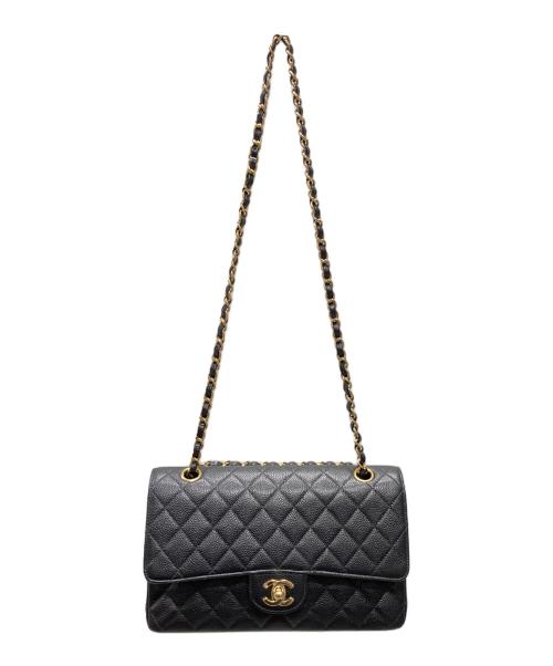 CHANEL（シャネル）CHANEL (シャネル) マトラッセ 25 / Wフラップチェーンショルダーバッグ ブラック サイズ:25の古着・服飾アイテム
