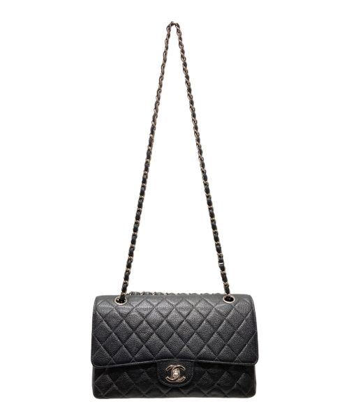CHANEL（シャネル）CHANEL (シャネル) マトラッセ 25 / Wフラップチェーンショルダーバッグ ブラック サイズ:25の古着・服飾アイテム