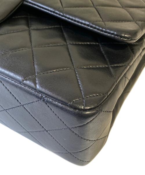 CHANEL（シャネル）CHANEL (シャネル) マトラッセ25 Wフラップチェーンショルダーバッグ ブラック サイズ:25の古着・服飾アイテム