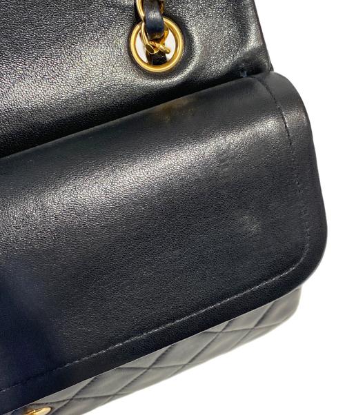 CHANEL（シャネル）CHANEL (シャネル) マトラッセ25 Wフラップチェーンショルダーバッグ ブラック サイズ:25の古着・服飾アイテム