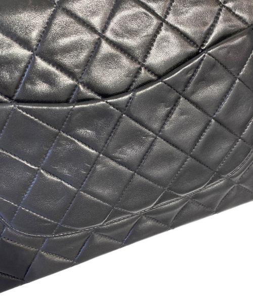 CHANEL（シャネル）CHANEL (シャネル) マトラッセ25 Wフラップチェーンショルダーバッグ ブラック サイズ:25の古着・服飾アイテム