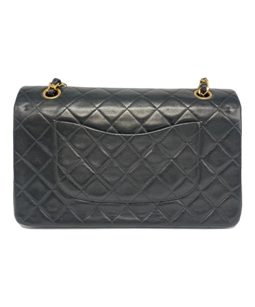 CHANEL（シャネル）CHANEL (シャネル) マトラッセ 25 Wフラップ チェーンショルダーバッグ ブラック サイズ:25の古着・服飾アイテム