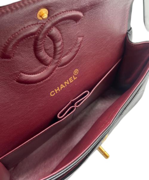 CHANEL（シャネル）CHANEL (シャネル) マトラッセ 25 Wフラップ チェーンショルダーバッグ ブラック サイズ:25の古着・服飾アイテム