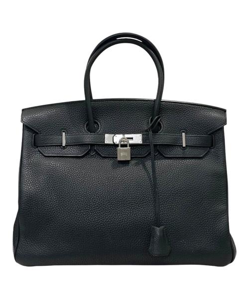 HERMES（エルメス）HERMES (エルメス) バーキン35/シルバー金具/トリヨンクレマンス/ブラック/▢Ｎ刻印/Birkin35 Noir Black ブラック サイズ:35の古着・服飾アイテム