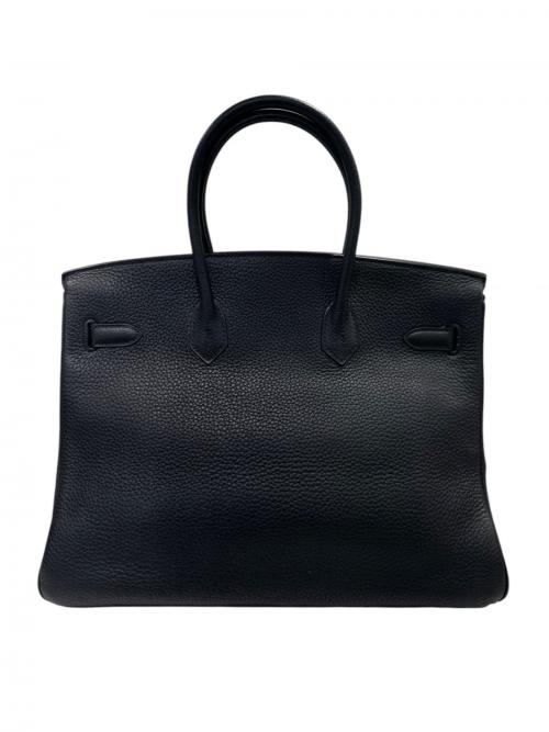 HERMES（エルメス）HERMES (エルメス) バーキン35/シルバー金具/トリヨンクレマンス/ブラック/▢Ｎ刻印/Birkin35 Noir Black ブラック サイズ:35の古着・服飾アイテム