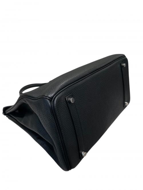 HERMES（エルメス）HERMES (エルメス) バーキン35/シルバー金具/トリヨンクレマンス/ブラック/▢Ｎ刻印/Birkin35 Noir Black ブラック サイズ:35の古着・服飾アイテム