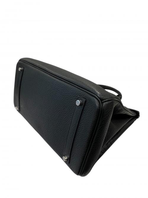 HERMES（エルメス）HERMES (エルメス) バーキン35/シルバー金具/トリヨンクレマンス/ブラック/▢Ｎ刻印/Birkin35 Noir Black ブラック サイズ:35の古着・服飾アイテム