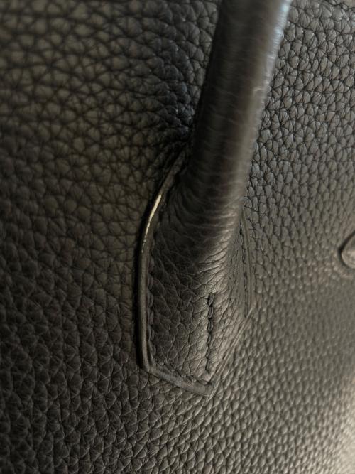 HERMES（エルメス）HERMES (エルメス) バーキン35/シルバー金具/トリヨンクレマンス/ブラック/▢Ｎ刻印/Birkin35 Noir Black ブラック サイズ:35の古着・服飾アイテム