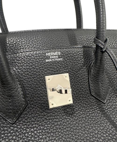HERMES（エルメス）HERMES (エルメス) バーキン35/シルバー金具/トリヨンクレマンス/ブラック/▢Ｎ刻印/Birkin35 Noir Black ブラック サイズ:35の古着・服飾アイテム