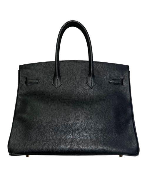 HERMES（エルメス）HERMES (エルメス) バーキン35/ゴールド金具/アルデンヌ/ブラック/▢G刻印 ブラック×ゴールド金具 サイズ:35の古着・服飾アイテム