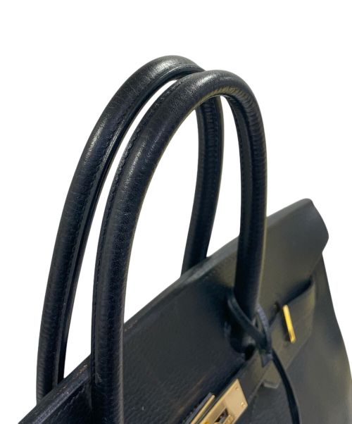 HERMES（エルメス）HERMES (エルメス) バーキン35/ゴールド金具/アルデンヌ/ブラック/▢G刻印 ブラック×ゴールド金具 サイズ:35の古着・服飾アイテム