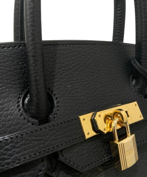 HERMES（エルメス）HERMES (エルメス) バーキン35/ゴールド金具/アルデンヌ/ブラック/▢G刻印 ブラック×ゴールド金具 サイズ:35の古着・服飾アイテム