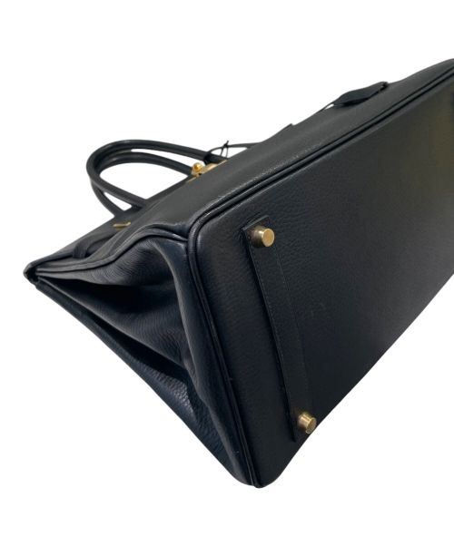 HERMES（エルメス）HERMES (エルメス) バーキン35/ゴールド金具/アルデンヌ/ブラック/▢G刻印 ブラック×ゴールド金具 サイズ:35の古着・服飾アイテム