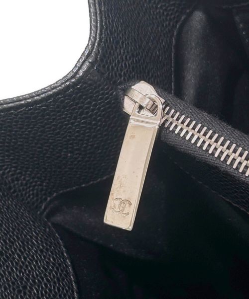 CHANEL（シャネル）CHANEL (シャネル) GSTトートバッグ ブラックの古着・服飾アイテム