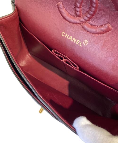 CHANEL（シャネル）CHANEL (シャネル) マトラッセ25 Wフラップチェーンショルダーバッグ ブラック サイズ:25の古着・服飾アイテム