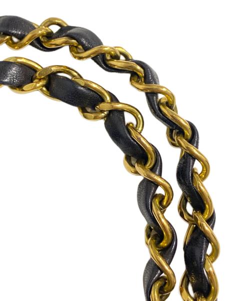 CHANEL（シャネル）CHANEL (シャネル) マトラッセ25 Wフラップチェーンショルダーバッグ ブラック サイズ:25の古着・服飾アイテム