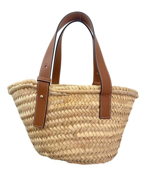 LOEWE（ロエベ）LOEWE (ロエベ) バスケットバッグスモール ナチュラル×タンの古着・服飾アイテム