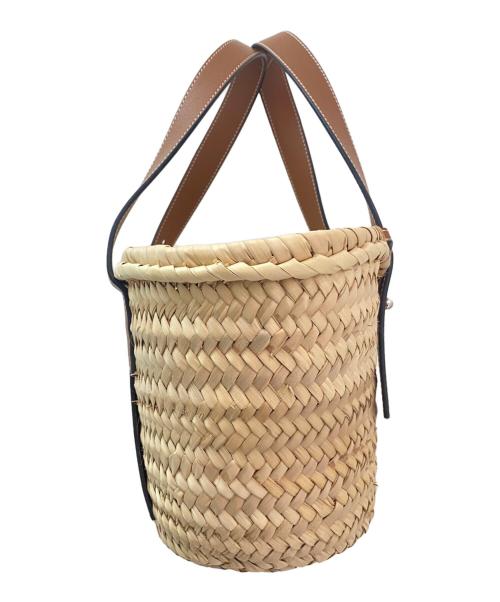 LOEWE（ロエベ）LOEWE (ロエベ) バスケットバッグスモール ナチュラル×タンの古着・服飾アイテム