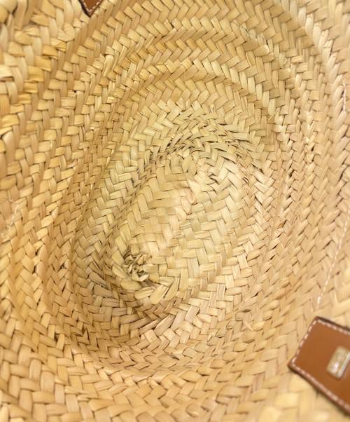 LOEWE（ロエベ）LOEWE (ロエベ) バスケットバッグスモール ナチュラル×タンの古着・服飾アイテム