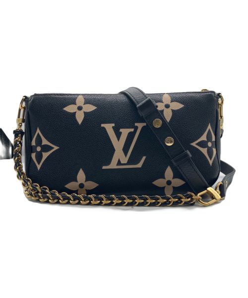 LOUIS VUITTON（ルイ ヴィトン）LOUIS VUITTON (ルイ ヴィトン) ミュルティ･ポシェット･アクセソワール ブラックの古着・服飾アイテム