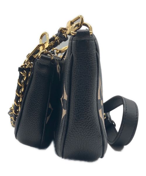 LOUIS VUITTON（ルイ ヴィトン）LOUIS VUITTON (ルイ ヴィトン) ミュルティ･ポシェット･アクセソワール ブラックの古着・服飾アイテム