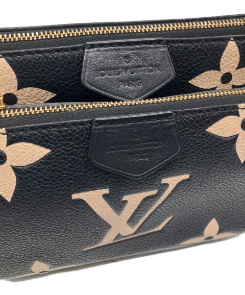 LOUIS VUITTON（ルイ ヴィトン）LOUIS VUITTON (ルイ ヴィトン) ミュルティ･ポシェット･アクセソワール ブラックの古着・服飾アイテム