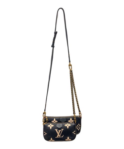 LOUIS VUITTON（ルイ ヴィトン）LOUIS VUITTON (ルイ ヴィトン) ミュルティ･ポシェット･アクセソワール ブラックの古着・服飾アイテム