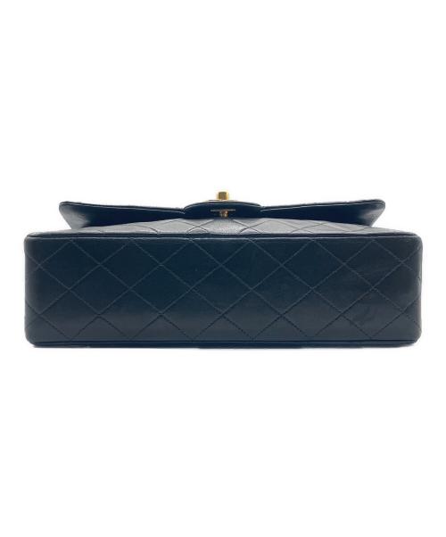 CHANEL（シャネル）CHANEL (シャネル) マトラッセ25/Wフラップチェーンショルダーバッグ ブラック サイズ:25の古着・服飾アイテム