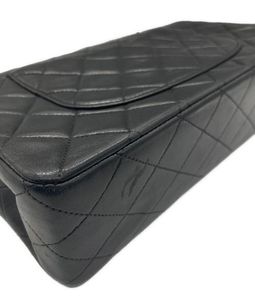 CHANEL（シャネル）CHANEL (シャネル) マトラッセ25/Wフラップチェーンショルダーバッグ ブラック サイズ:25の古着・服飾アイテム