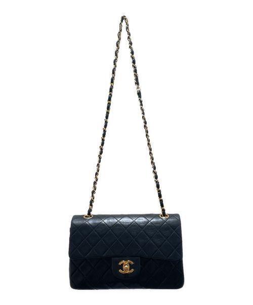 CHANEL（シャネル）CHANEL (シャネル) マトラッセ25 ブラック×ゴールド金具 サイズ:25の古着・服飾アイテム